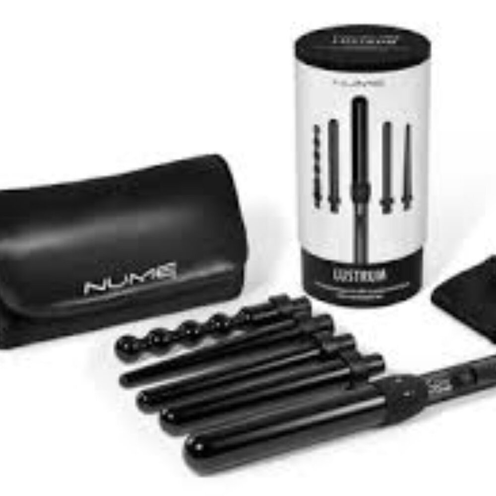 NuMe Lustrum 5-in-1 Curling Set – Black (P-LUST-BLK)